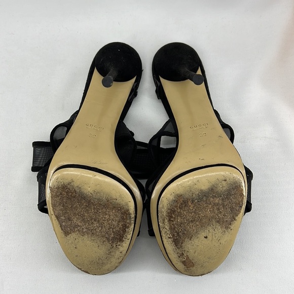 Gucci Bette High-Heel Mesh Platform Sandal - Picture 12 of 13